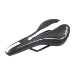 Sillín de bicicleta de montaña, asiento de coche plegable, cojín, equipo de ciclismo, Black White