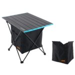 CLS Mesa de picnic plegable al aire libre Bolsa colgante de almacenamiento Bolsillo invisible portátil Bolsillo colgante, Estilo:, Table Medium + Large Pocket