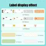 Etiqueta térmica de papel, etiqueta cosmética, etiqueta con nombre embotellado para impresora NIIMBOT D11, Transparent Sticker - Imagen 4