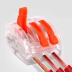 10 PCS VSE-413W Terminal de plástico Conector de cable de terminal de cableado doméstico
