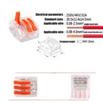 10 PCS VSE-413W Terminal de plástico Conector de cable de terminal de cableado doméstico - Imagen 3