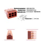 10 PCS VSELE VSE-606A Conector rápido de alambre de bloque de terminales multifunción de cuatro orificios - Imagen 3