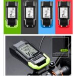 Lámpara de medidor de código de bicicleta inalámbrica 3 en 1, luz frontal de luz fuerte, Red Upgrade Floating + Tail Light - Imagen 3
