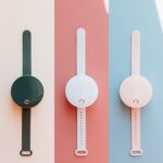 Ventilador de reloj sin hojas con mini espejo USB portátil para niños al aire libre G3, Mirror(Pink) - Imagen 2