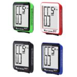 WEST BIKING-Bicicleta de montaña y carretera, mesa inalámbrica con personajes grandes, pantalla grande, velocímetro de velocidad y luz nocturna resistente al agua, Night Light Speed Speedometer(Red) - Imagen 2