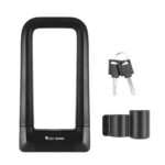 West Biking Cerradura de Silicona en Forma de U Cerradura de Bicicleta Cerradura de Llave de aleación anticolisión Impermeable Universal, Key Lock