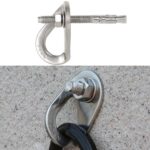 XINDA Rock Bullet Clavos expansivos Tableta Colgante Clavo de Escalada de Cueva de Acero Inoxidable, M8 Climb Nail