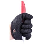 1 par de guantes de látex antideslizantes para pescar, guantes de pesca impermeables resistentes a las puñaladas, especificación:, Left+Right - Imagen 4