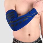 Un par de protectores de muñeca deportivos, funda para brazo, baloncesto al aire libre, bádminton, Fitness, correr, equipo de protección deportiva, XL (Blue)
