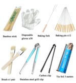 8 en 1 Herramientas de barbacoa al aire libre Accesorios para barbacoa - Imagen 2
