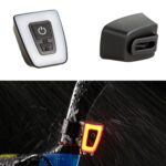 USB Bike Tail Light Night Riding Road Bike Tail Light Safety Advertense Light
