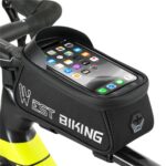 WEST BIKING West 6,9 pulgadas Rider Bike reflectante teléfono móvil pantalla táctil bolsa frontal bicicleta de montaña haz frontal bolsa de tubo superior, YP0707267