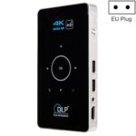 C6 2G + 16G Android Smart DLP HD Proyector Mini proyector inalámbrico,, EU Plug (Black)