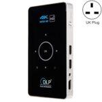 C6 2G + 16G Android Smart DLP HD Proyector Mini proyector inalámbrico,, UK Plug (Black)