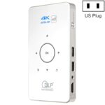 C6 2G + 16G Android Smart DLP HD Proyector Mini proyector inalámbrico,, US Plug (White)