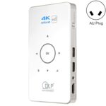 C6 2G + 16G Android Smart DLP HD Proyector Mini proyector inalámbrico,, AU Plug (White)