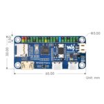 Placa de desarrollo Waveshare 25506 RP2040-PiZero, basada en Raspberry Pi RP2040, 264 KB SRAM y 16 MB - Imagen 4