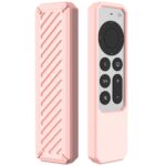 2 fundas protectoras de silicona anticaída con control remoto todo incluido, 2pcs(Pink)