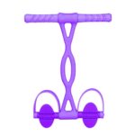 Home Fitness Pedal Tensor Sit-Up Aid Cuerda elástica multifuncional, Especificación:, Little Waist Crystal (Purple)