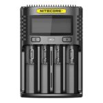 La pantalla LCD inteligente NITECORE activa automáticamente la reparación del cargador USB de 4 ranuras