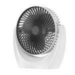 Ventilador de escritorio USB Mini ventilador portátil para dormitorio doméstico, U Type (Black)