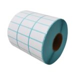 Papel térmico de tres pruebas Papel de impresión no adhesivo para códigos de barras de tres filas, 32 x 19mm (5000 Pieces)