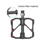 1 par de bicicletas PROMEND, bicicleta de carretera, bicicleta de montaña, 3 Palin, Pedal de rodamiento de fibra de carbono, PD-R87C - Imagen 4