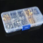 Terminales de alambre de engarzado de empalme conector de pala de motocicleta de coche macho hembra de 150 piezas - Imagen 2