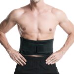 Cinturón transpirable para la cintura, cinturón de soporte para la espalda con placa de acero para levantamiento de pesas en cuclillas, S