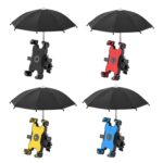 CYCLINGBOX Soporte para teléfono móvil para bicicleta con marco para teléfono móvil Parasol Rider, estilo:, Handlebar Installation (Black) - Imagen 2
