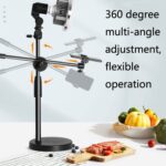 Soporte en vivo para teléfono móvil Disparo Embellecimiento gourmet Luz de relleno Joyas para interiores Luz de fotografía, estilo:, 500W Mushroom Lamp + Stand - Imagen 3