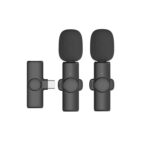 Lavalier Micrófono inalámbrico Teléfono móvil Grabación de video en vivo Micrófono pequeño, Type-C 1 To 2