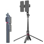 Selfie Sticks Bluetooth plegables giratorios de 360 grados Live Stand, especificaciones:, P225 TK (Double Clip)