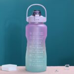 Botella de agua portátil a prueba de caídas para exteriores con taza de agua deportiva de gran capacidad, 1.5L, 2L