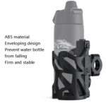SMCP5456, soporte para bebidas para motocicleta, portavasos para bicicleta, marco para tetera, accesorios modificados, With Pipe Clamp (Black), With Pipe Clamp (Titanium) - Imagen 4