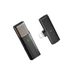 DS01 Micrófono de collar en vivo para exteriores Micrófono inalámbrico de reducción de ruido para grabación de entrevistas, especificación:, 8 Pin (Black)