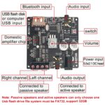 ZK-1002M Mini estéreo Bluetooth Audio Receptor D Clase Módulo de placa de alimentación digital - Imagen 4