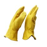1 par de guantes de seguridad de cuero genuino para jardinería JJ-5002 para montar al aire libre, tamaño:, XL - Imagen 3