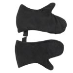 1 par de guantes de aislamiento térmico de cuero genuino para barbacoa al aire libre, KX139 - Imagen 2