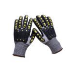Guantes resistentes al desgaste a prueba de cortes TPR para ciclismo al aire libre, L