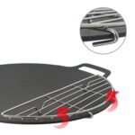 Rejilla humeante para sartén para barbacoa de acero inoxidable 304, tamaño:, 37x11cm - Imagen 4
