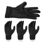 Guantes antideslizantes de fibra de cobre para deportes de presión, tamaño:, M - Imagen 2
