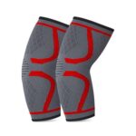 1 par de equipo de protección para deportes de fitness, coderas deportivas transpirables para sudoración, S (Red)
