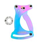 Herramienta de calibración de anillo de bicicleta MEROCA, juego de ruedas de tubo de tensión de radios, alambre de acero, Colorful+Wrench