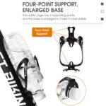 Soporte para botella de bebida de aluminio para bicicleta WEST BIKING, Black - Imagen 4