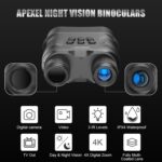 Binoculares de visión nocturna APEXEL con grabación de video telescopio infrarrojo HD para caza, APL-NV008 - Imagen 4