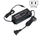 HuaZhenYuan 3-12V5A Regulación de velocidad de alta potencia y adaptador de corriente de regulación de voltaje con monitor, US Plug