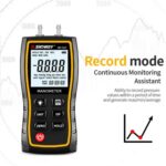 Digital Handheld Differential Pressure Gauge Negative Pressure Tester, SNDWAY SW-512C - Imagen 4