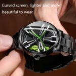 FNGEEN L001 Elemento de motocicleta Reloj de hombre de metal con eje giratorio, Black steel Red Surface, Black Steel Green Surface, White Steel Red Surface, White Steel Green Surface, Black Net Black Steel Red Surface, Black Net Black Steel Green Surfa... - Imagen 3