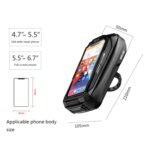 WILD MAN X3 0.5L EVA Hard Shell Bicicleta Pantalla táctil Teléfono Bolsa, X3  0.5L (Black) - Imagen 3